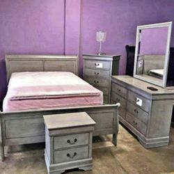 🇺🇸 NEW!! Quitting Business Sale 4pc Bedroom Sets QUEEN KING FULL TWIN STILL IN BOX!📦😴 🚚Delivery
