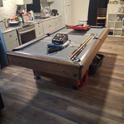 Make Offer- 8' Kasson Vermillion Pool Table