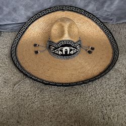 Sombrero De Paja Charro