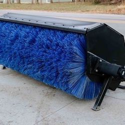 84” Open Sweeper Attachment For Skid Steer