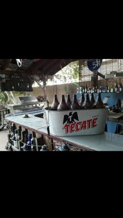 Big tecate bucket i have bar signs and other buckets