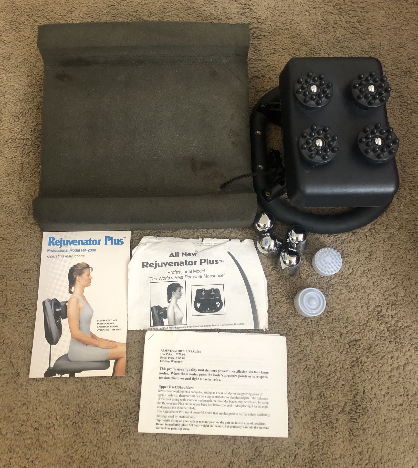 Rejuvenator Plus Rx2008 Professional Therapeutic Massager