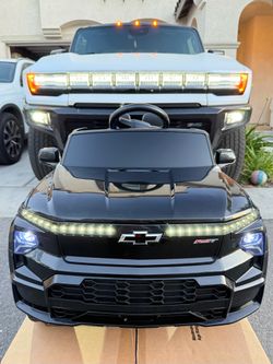 Brand New 24V 2 Seater Ride on Car Toy - Licensed Chevrolet Ride On Truck Car with remote control Black