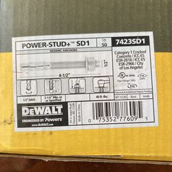 DeWalt anchors 