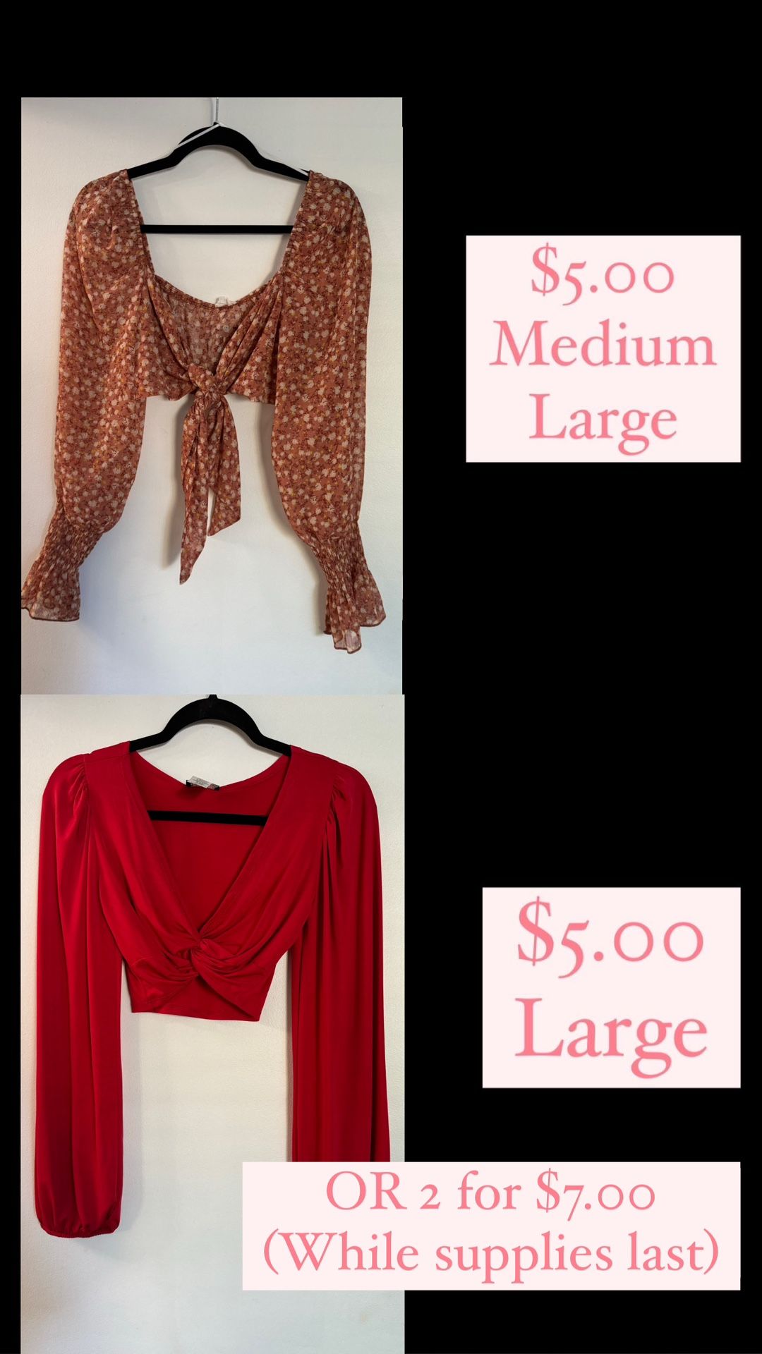 Women’s Crop Top *NEW* EVERYTHING MUST GO