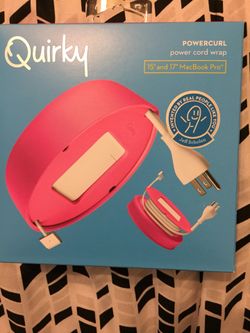 Quirky power curl MacBook Pro cord not included