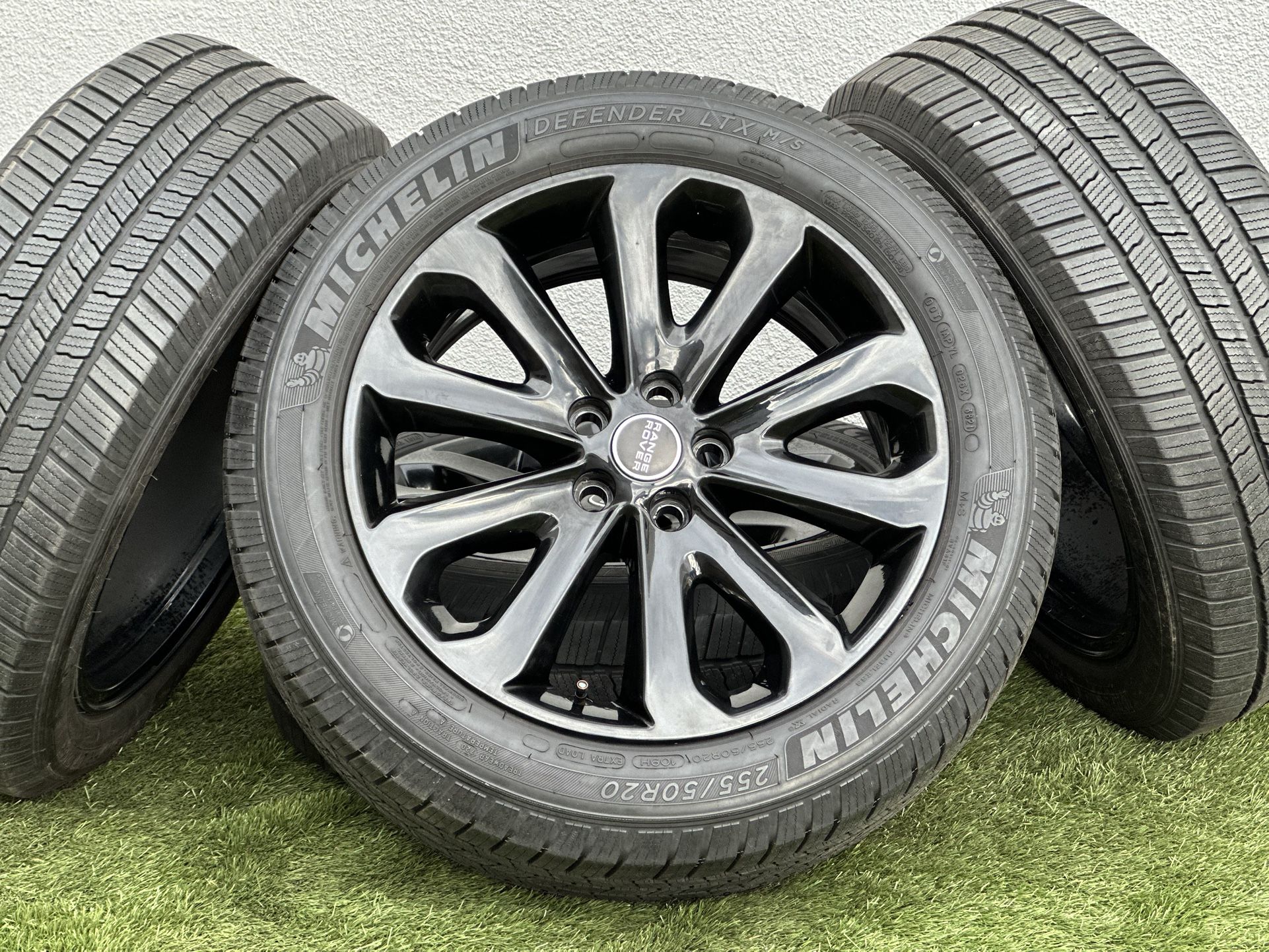 OEM 20” Land Rover Wheels Black 5x120 Range Rover Sport rims A/S 255/50R20 tires Defender