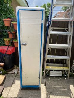 Vintage Bloc-Bilt Metal Kitchen Cabinet