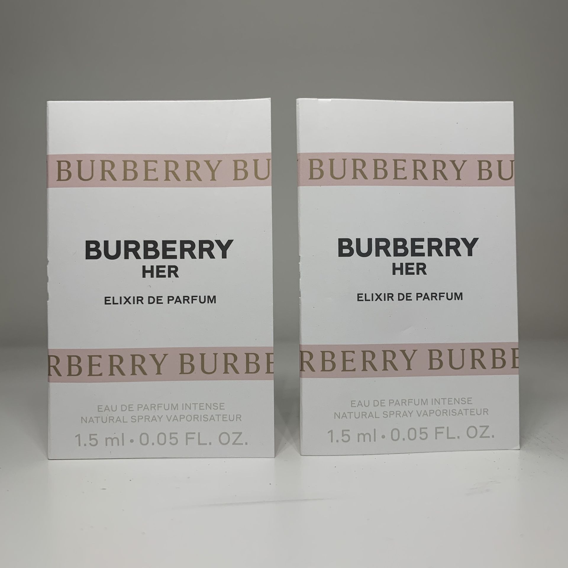 2 Burberry Her Elixir De Parfum Eau De Parfum Intense 1.5ml Sample Spray