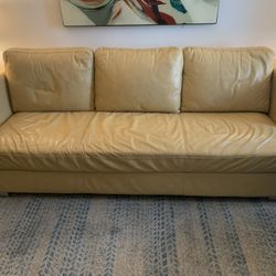 Leather Couch $350