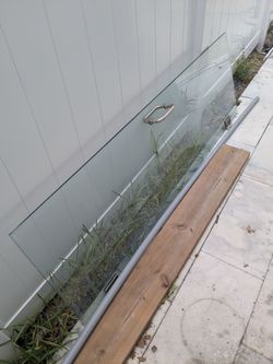 Glass shower door