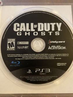 Call of Duty Ghosts for PS3
