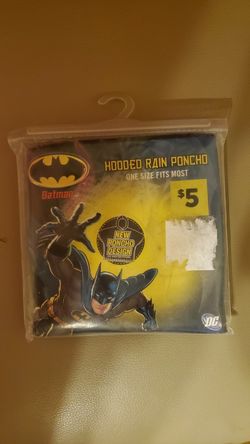 Batman rain poncho