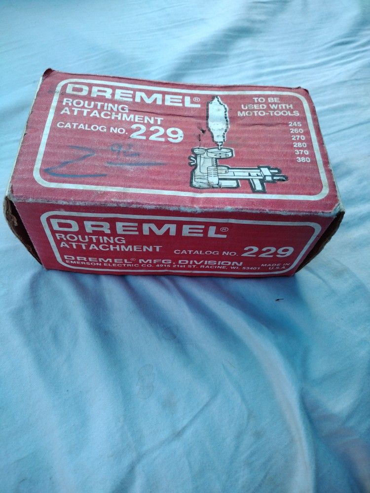 Vintage 1980s Dremel routing attachment 