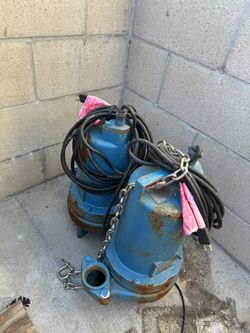 Pumps (sewage Ejector Pump, Water Pump, Etc)