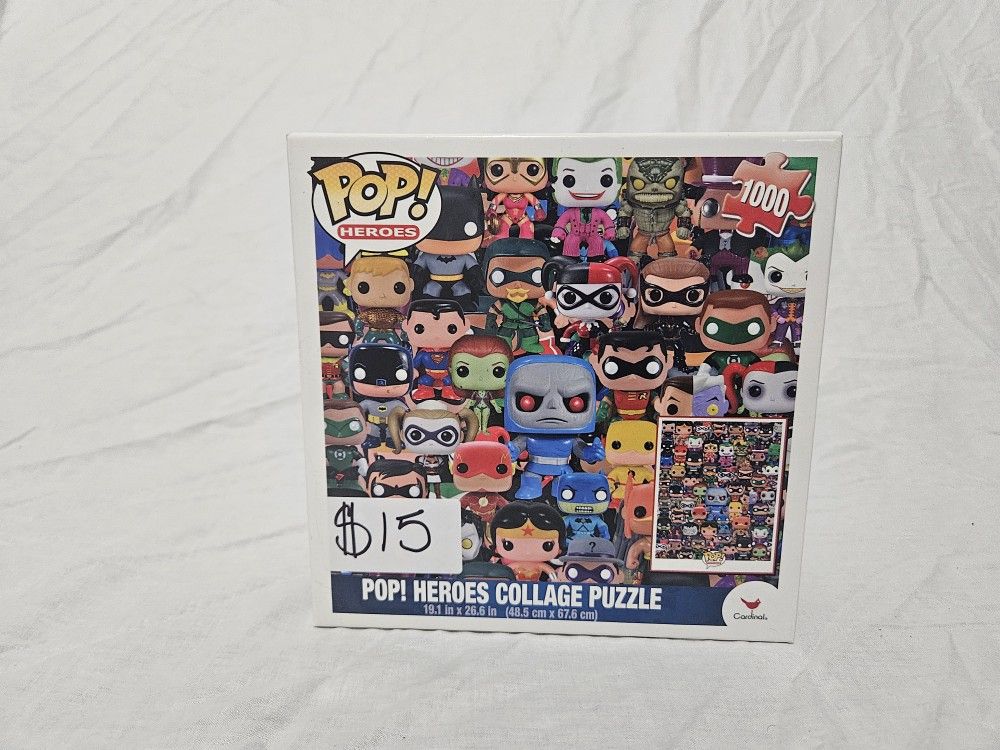 Pop Heroes DC Comics Themed Puzzle