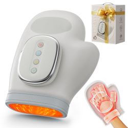 Cordless Hand Massager with Heat and Compression, Electric Hand Massager for Art