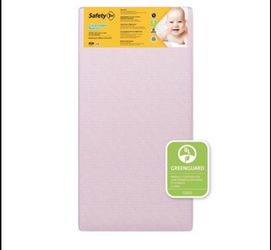 Safety 1st Heavenly Dreams Baby Crib & Toddler Bed Mattress, Waterproof Cover, Firm, NEW