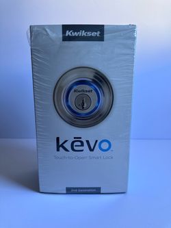 Kwikset Kevo Touch-to-Open Bluetooth Smart Lock - Satin Nickel (2nd Generation)