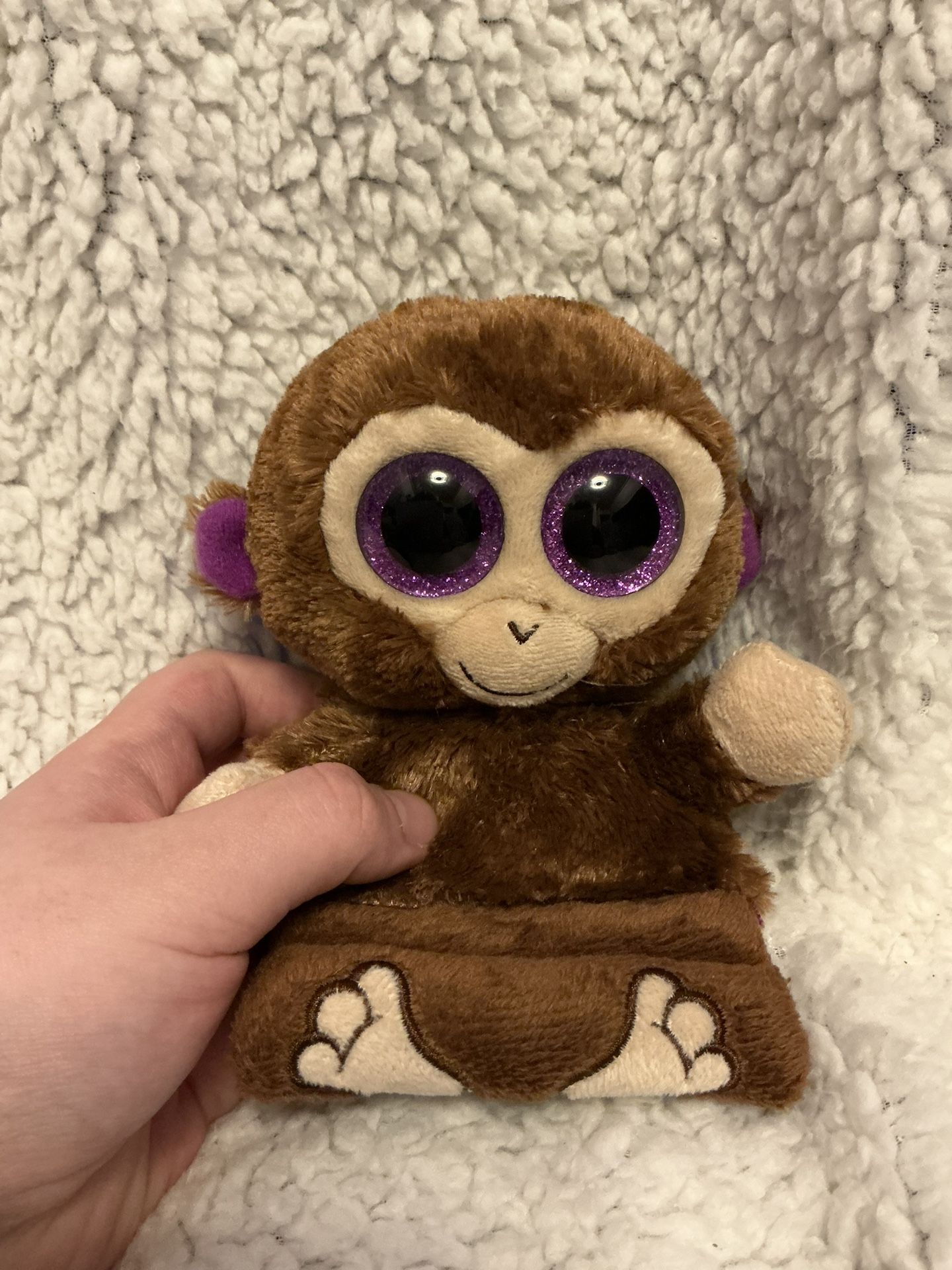 Ty Beanie Boos Peek-A-Boos “Chimps” the Monkey