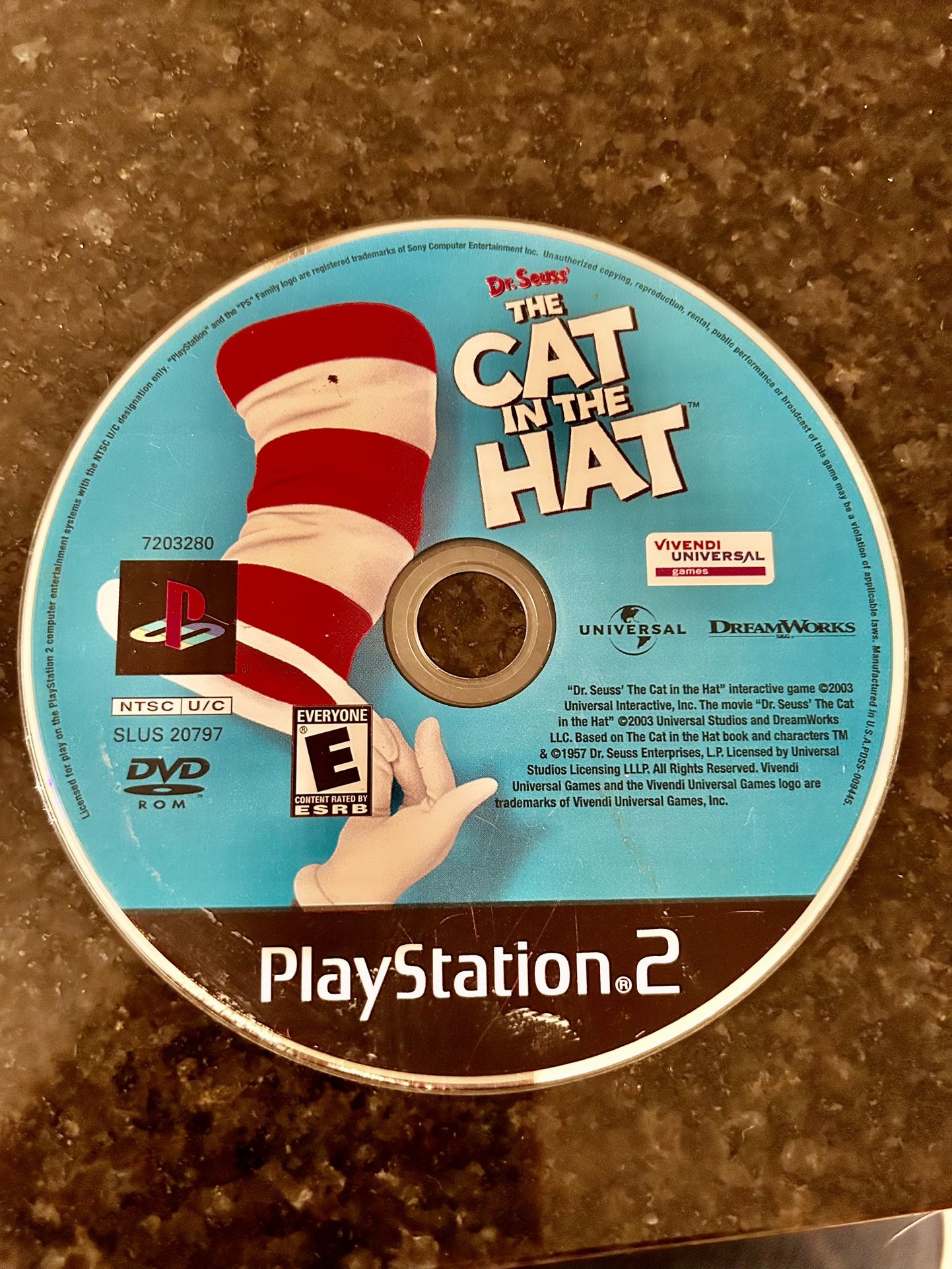 DrSeuss The Cat In The Hat PS2 No Cover
