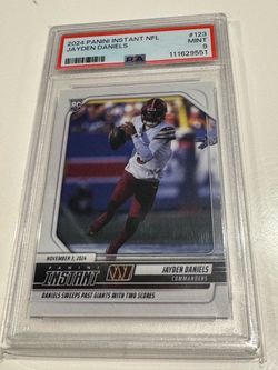 Jayden Daniels 2024 Panini Instant RC PSA 9
