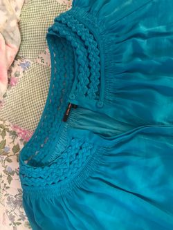 Kobi Halperin Large turquoise blouse