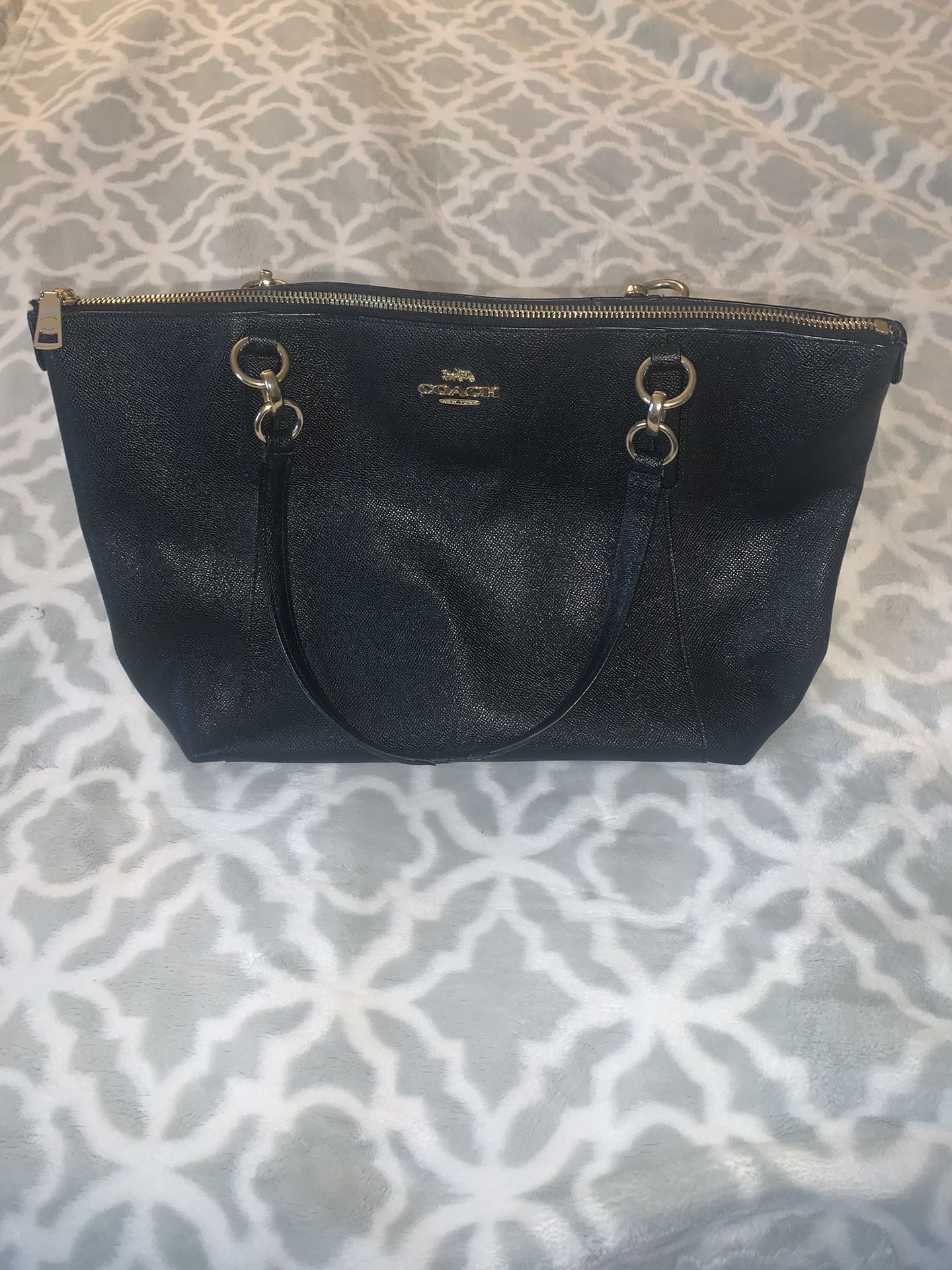 COACH Purse Bag Tote Black 