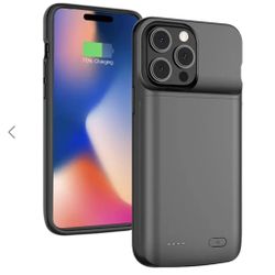 Casebus Classic Battery Phone Case, Portable Charging Case, Support Wired Headphone, Ultra Slim Portable Rechargeable Battery Pack Charging