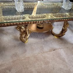 Vintage Hollywood Regency  Coffee Table Set