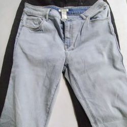 Lot Of 3 Woman's Jeans Size 10 & 11 H&M No Boundaries and Levi's 501
