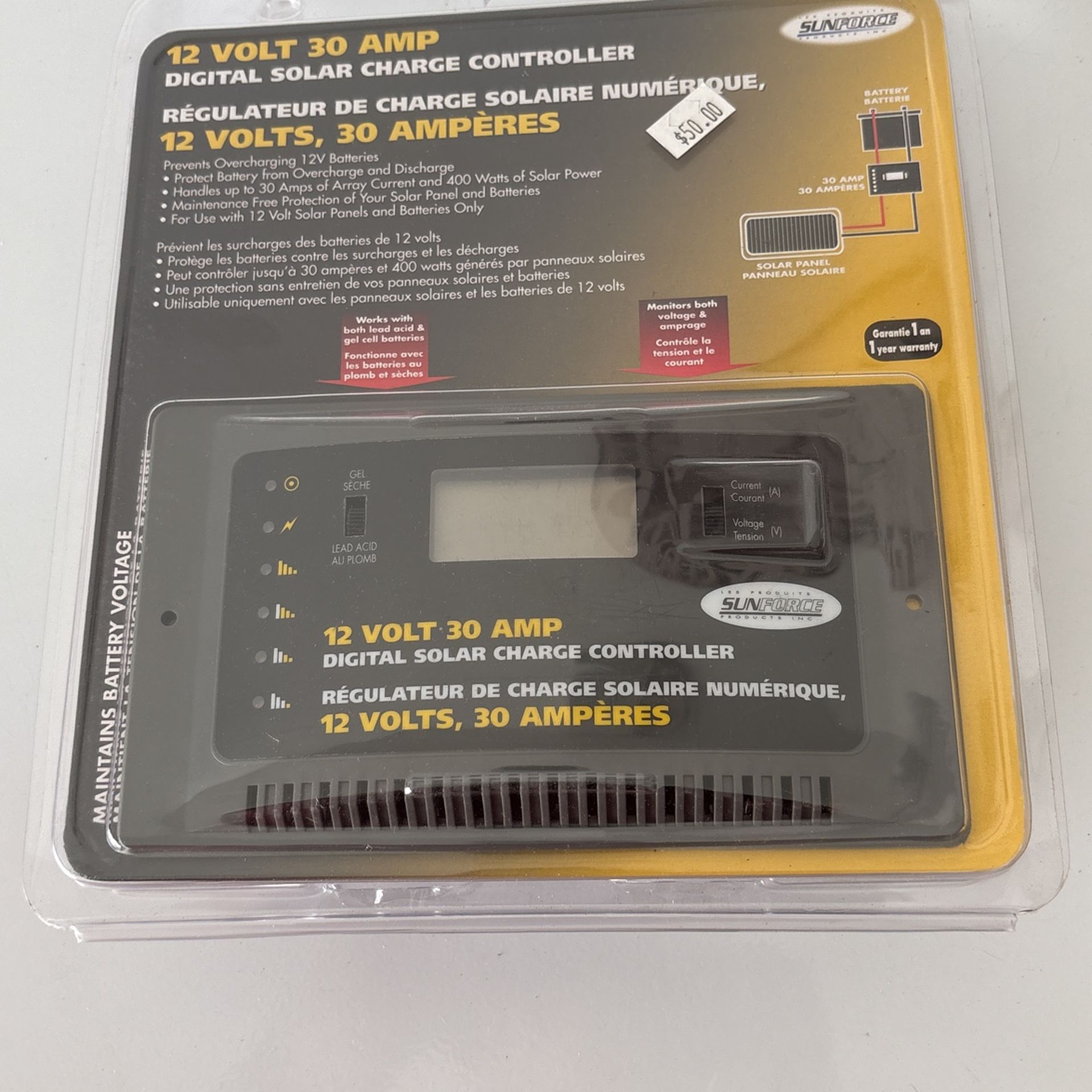 12volts 30amp Digital Solar Charge Controller