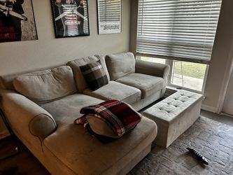 Couch and ottoman - 100