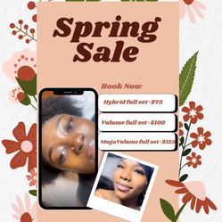 SPRING LASH EXTENSION SALE