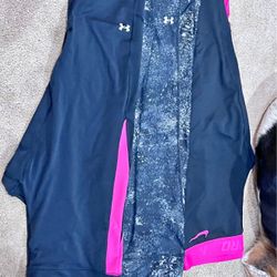 Lot three exercise capris Nike under Armour xl  Women’s extra large exercise  Capri lot. Excellent shape, Nike and under Armour.  winchester only $45 