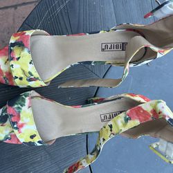 floral heels 