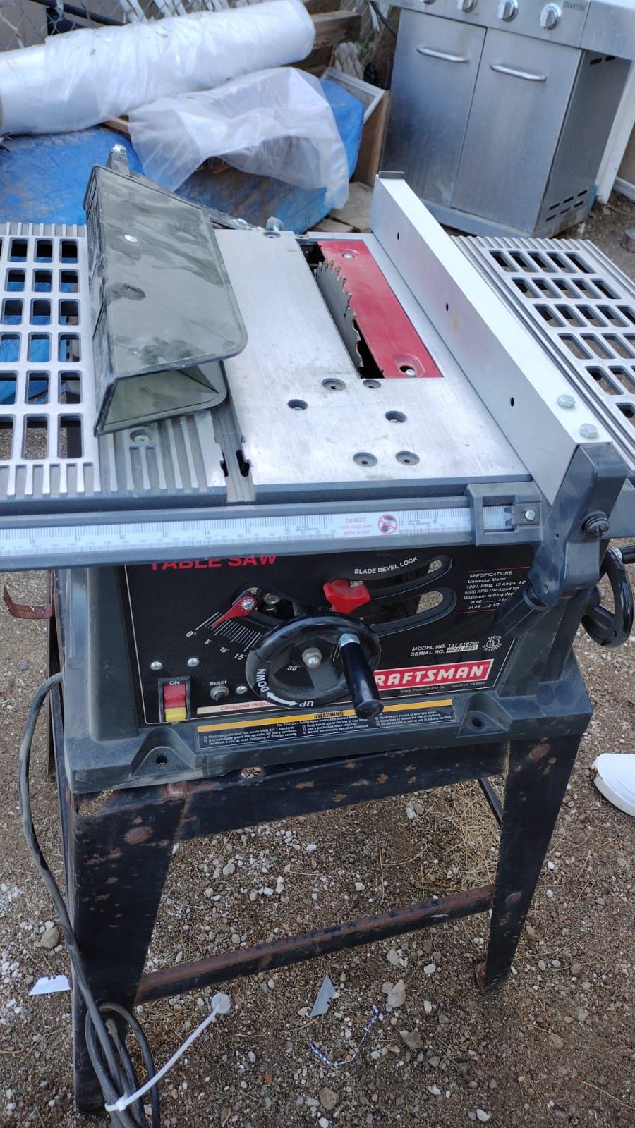 Crasftsman 10” Table Saw
