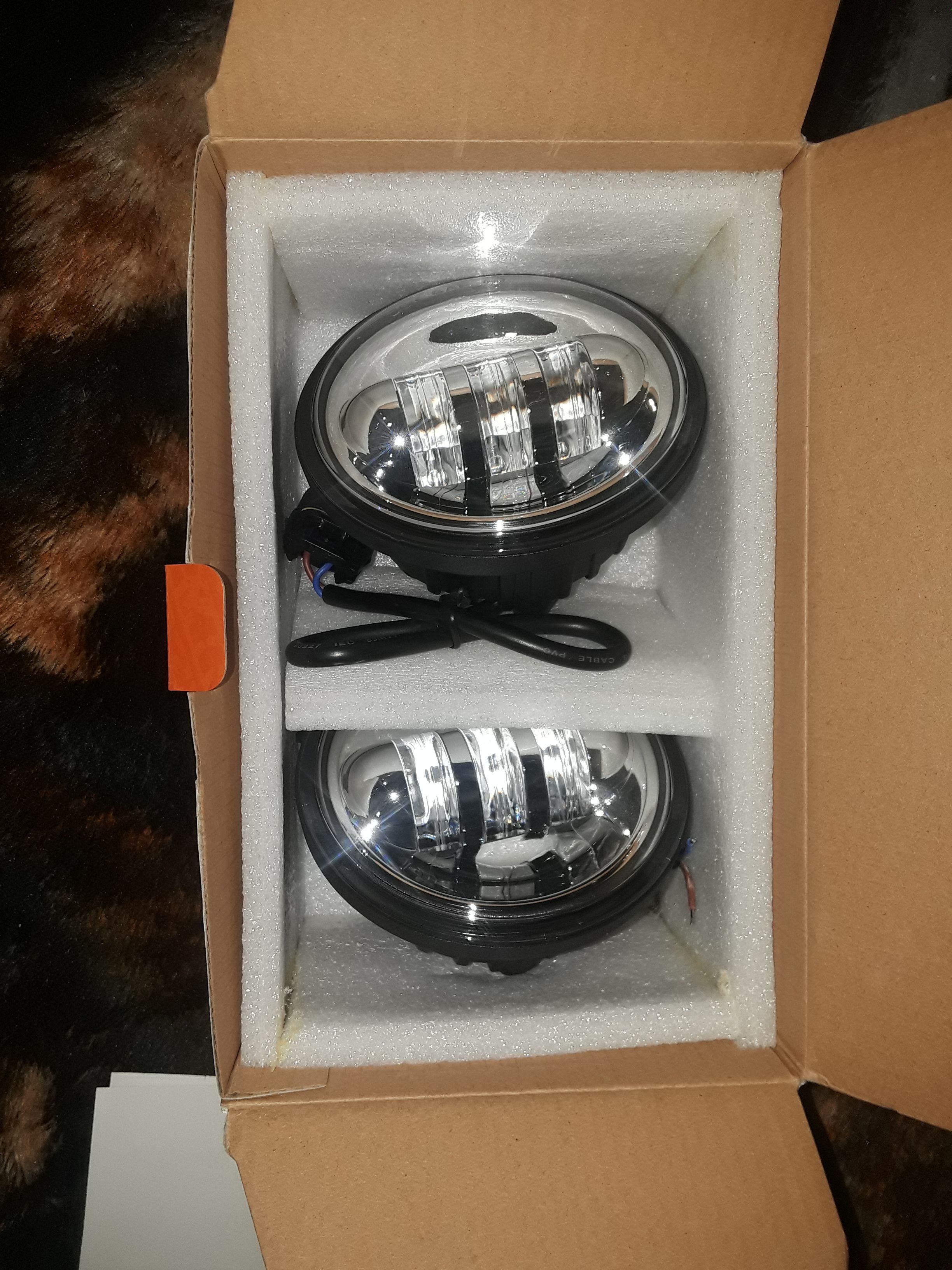 Replacement LED fog lights for Harley
