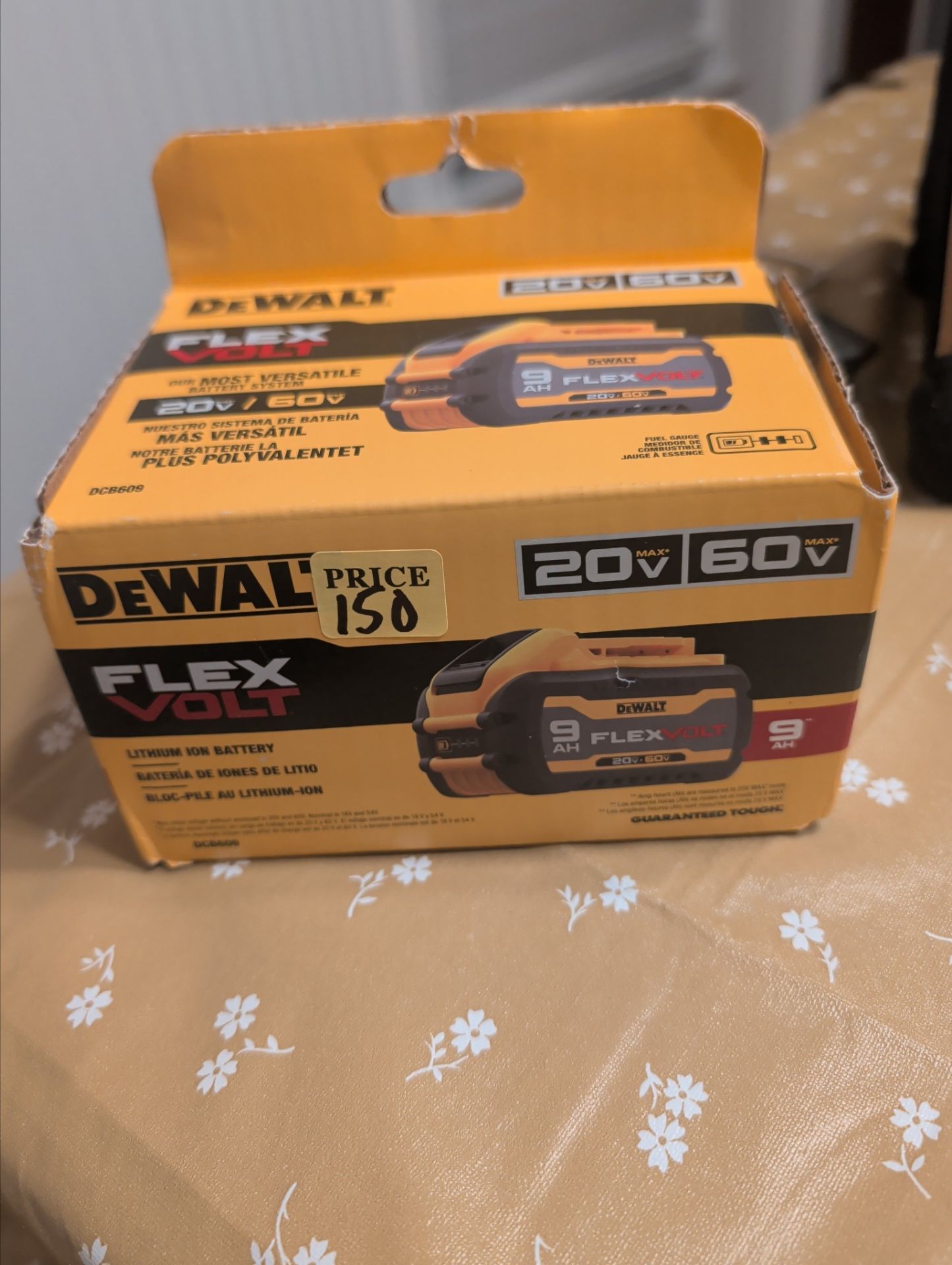 DeWalt flexvolt 9.0 battery