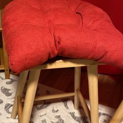 Sweet Home Collection Set Of 2 Red Chair Cushions 