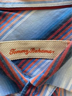 Tommy Bahama Striped Button-Down Shirt Size M