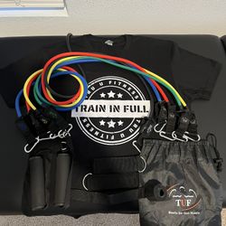 Brand New Resistance Bands Set + FREE Shirt! 