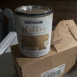 Gold Glitter Paint 