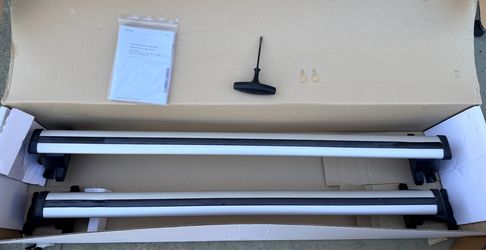 2009-2012 Audi A4 OEM Base Carrier bars  part number: 8K5-071-126-B