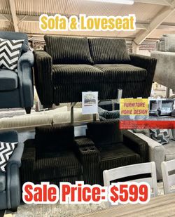 2pcs Sofa Set 
