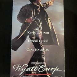 Rare Vintage Wyatt Earp VHS 2 Pack Cassette Tape! 