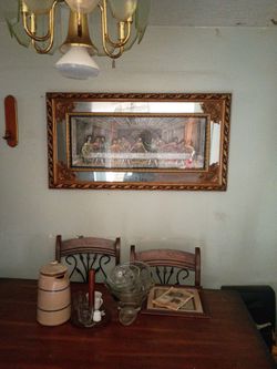 Last Supper Gold/Brass Embossed 