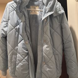 Baby Blue Abercrombie Kids Jacket Size 15/16