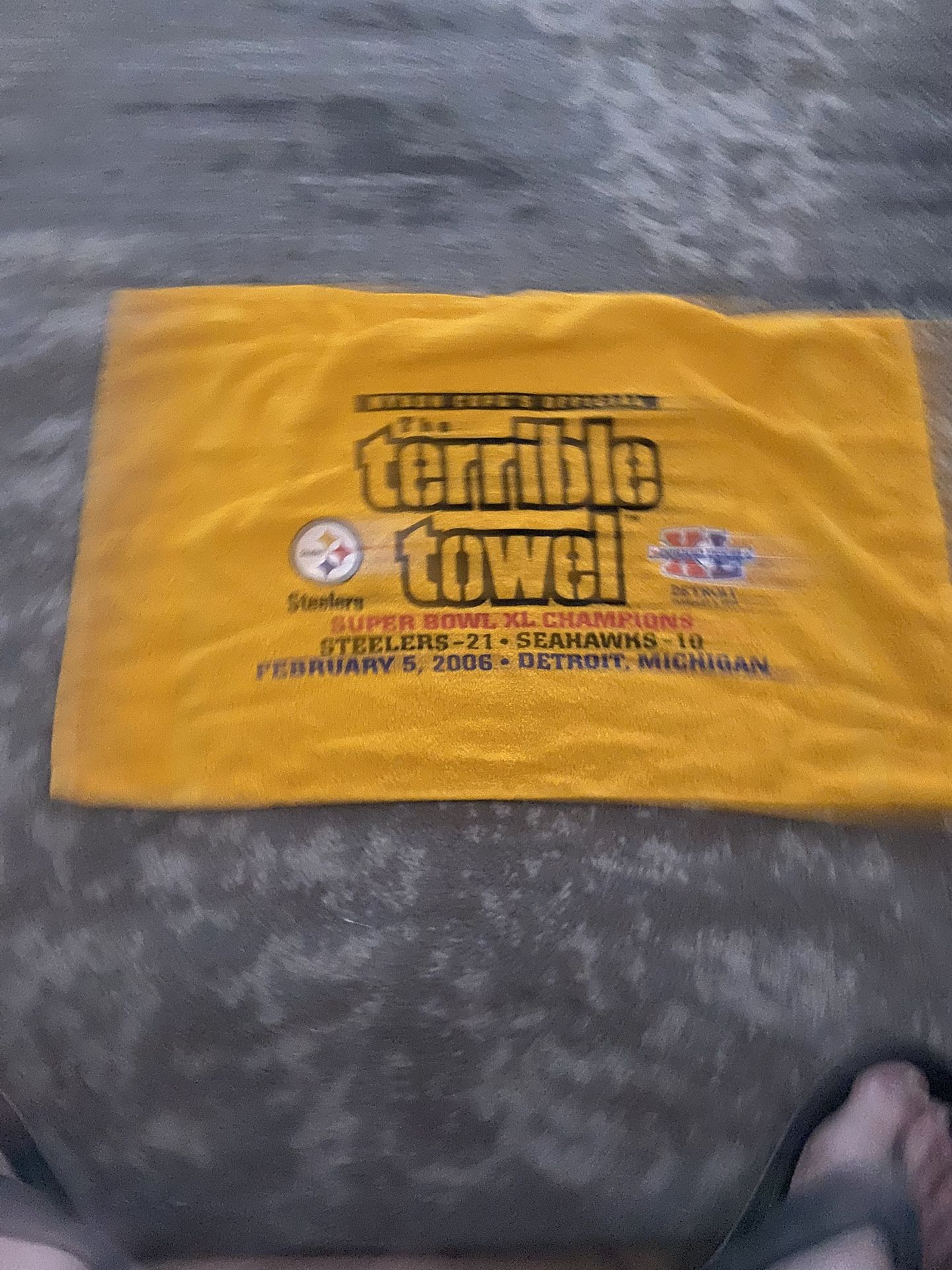 Two Steeler Towels