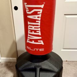 Everlast Free Standing Punching Bag - Indoor Rounded Heavy Duty Fitness Training Heavy Bag